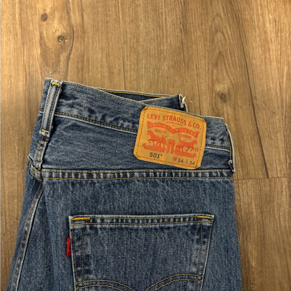 Levi's Classic Indigo Straight Jeans
